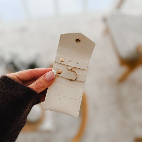 Travel jewellery pouch