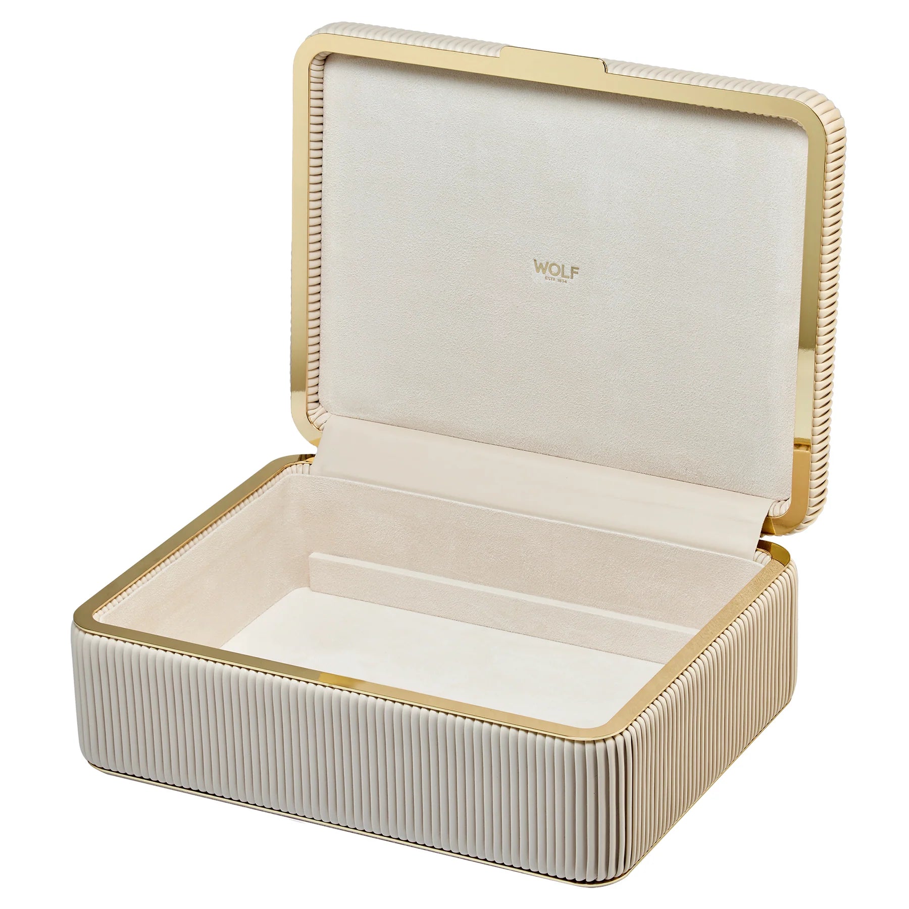 Wolf | "Bella" large jewellery box | Bone