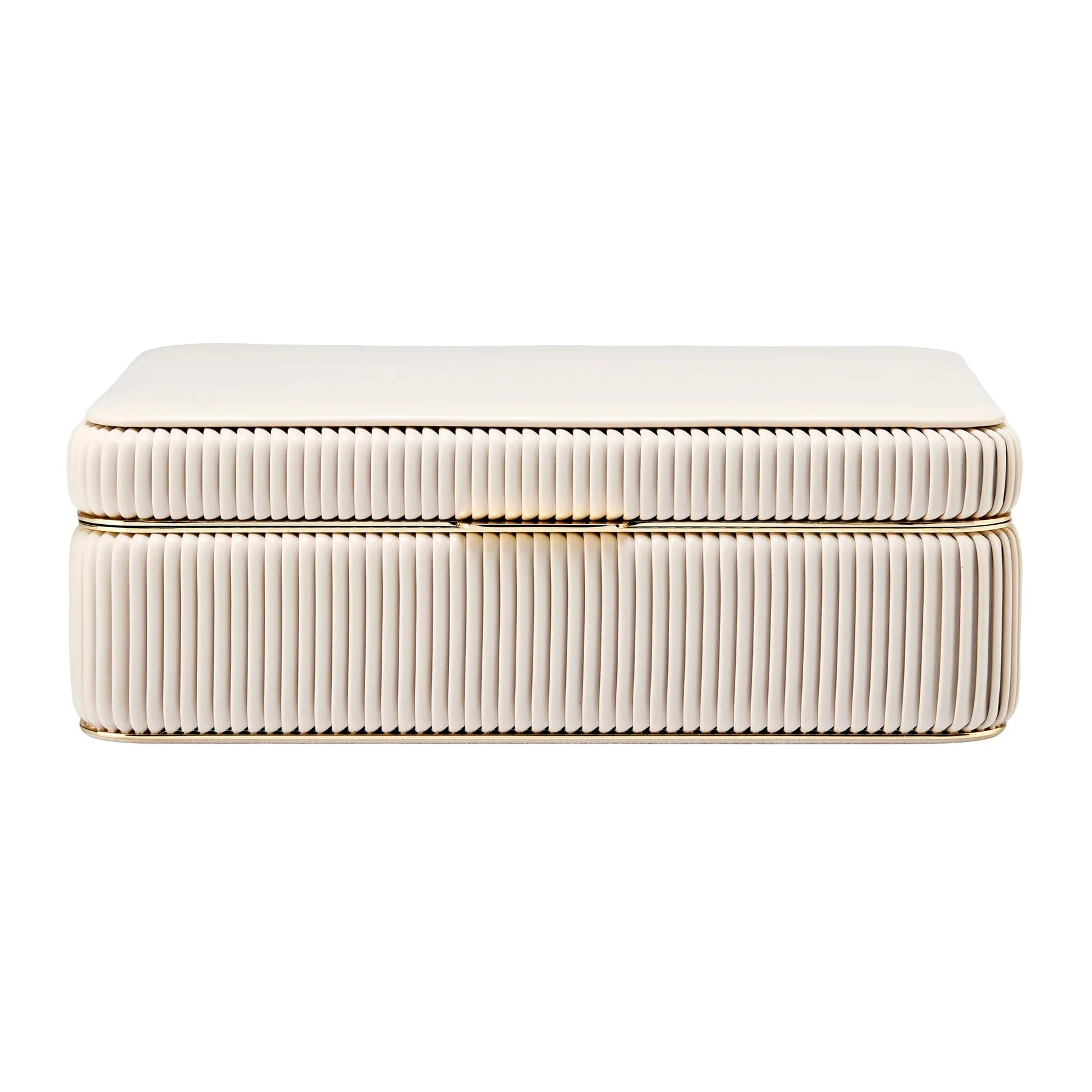 Wolf | "Bella" medium jewellery box | Bone